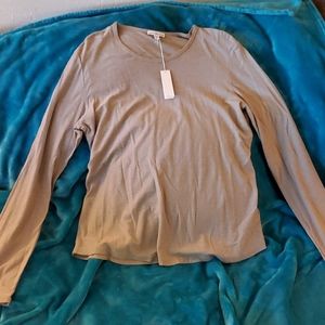 James Perse Long Sleeve Gray Tshirt